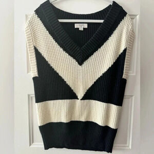 Victor Glemaud for Target Black and White Sweater Vest